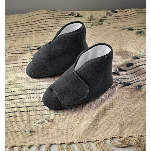 Silvert’s Slipper Booties SIZE XL BLACK WOMEN & MEN - Picture 4 of 12